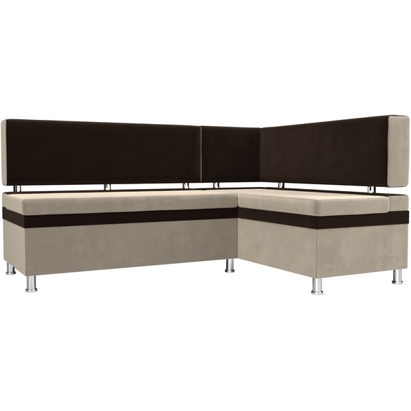 

Кухонный уголок Стайл (основа микровельвет бежевый, компаньон микровельвет коричневый) Лига Диванов 100559, Бежевый;коричневый, Стайл 100559