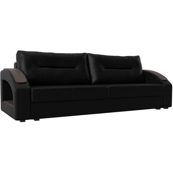 

Диван прямой Канзас (экокожа черная) Лига Диванов 100973, Черный, Канзас 100973