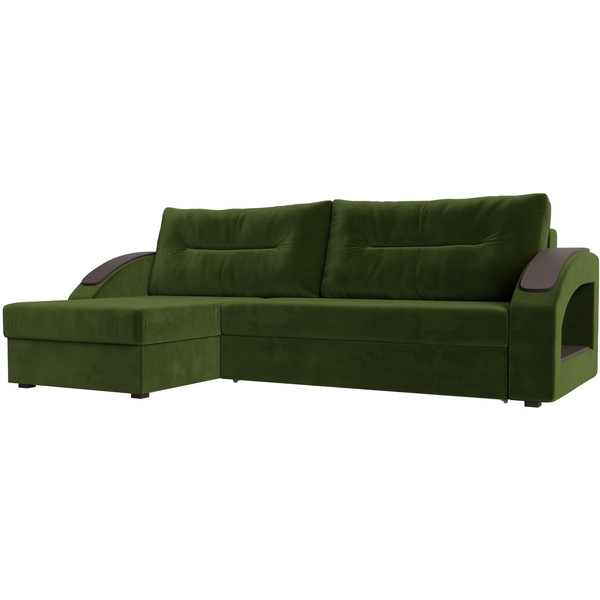 

Угловой диван Канзас левый (микровельвет зеленый) Лига Диванов 101155L, Канзас 101155L