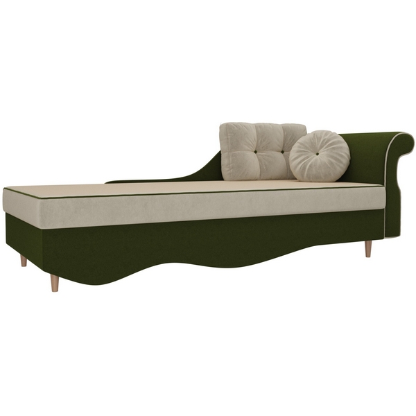 

Кушетка Лорд правый (основа микровельвет бежевый, компаньон микровельвет зеленый) Лига Диванов 101220, Бежевый;зеленый, Лорд 101220