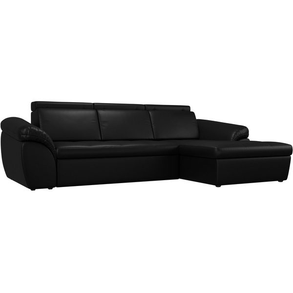 

Угловой диван Мисандра правый (экокожа черная) Лига Диванов 101822, Черный, Мисандра 101822