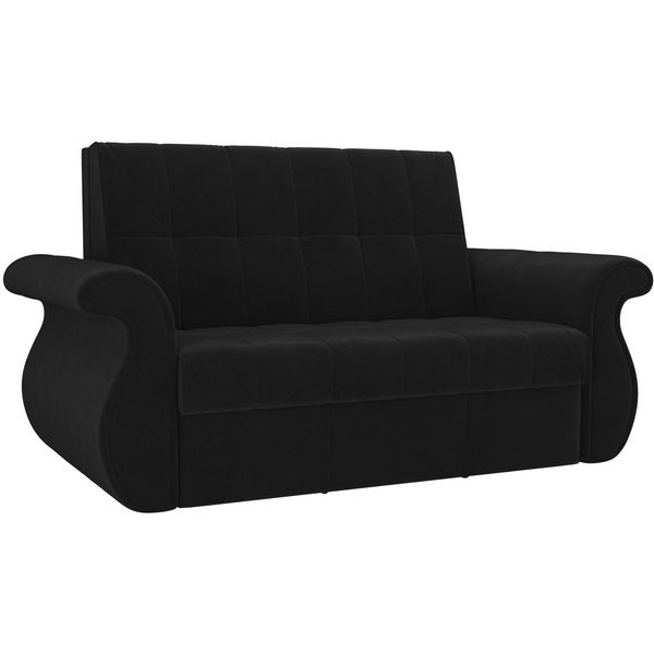 

Диван прямой Родос (велюр черный) Лига Диванов 105298, Родос 105298