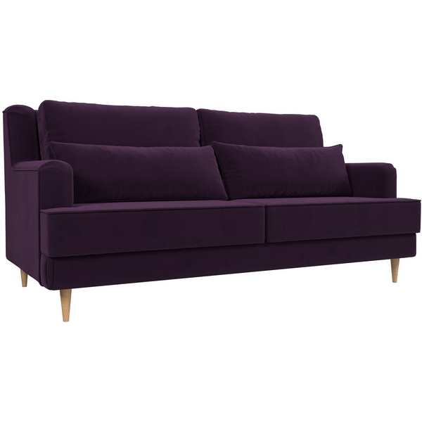 

Диван прямой Джерси (велюр фиолетовый) Лига Диванов 105410, Джерси 105410