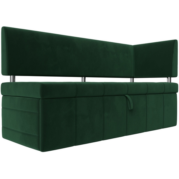 

Кухонный прямой диван Стоун с углом правый (велюр зеленый) Лига Диванов 107268, Стоун 107268