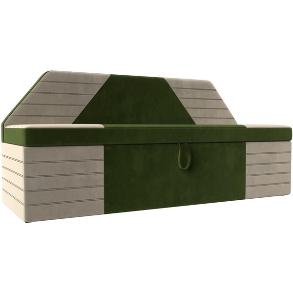 

Кухонный прямой диван Дуглас (основа микровельвет зеленый, компаньон микровельвет бежевый) Лига Диванов 107428, Бежевый;зеленый, Дуглас 107428