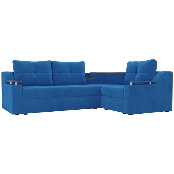 

Угловой диван Тесей правый (велюр голубой) Лига Диванов 107613, Тесей 107613