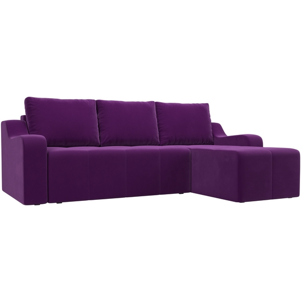 

Угловой диван Элида правый (микровельвет фиолетовый) Лига Диванов 108682, Элида 108682