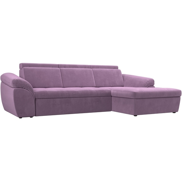 

Угловой диван Мисандра правый (микровельвет сиреневый) Лига Диванов 109643, Мисандра 109643