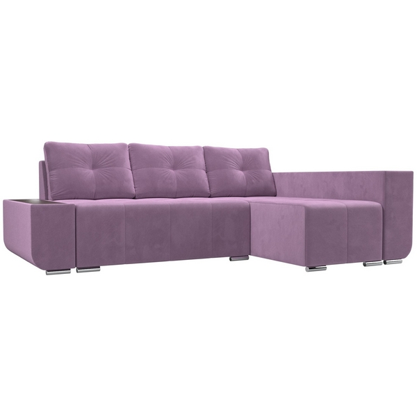 

Угловой диван Амадэус Люкс правый (микровельвет сиреневый) Лига Диванов 109721, Амадэус Люкс 109721