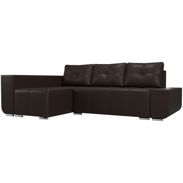 

Угловой диван Амадэус Люкс левый (экокожа коричневая) Лига Диванов 109729L, Коричневый, Амадэус Люкс 109729L