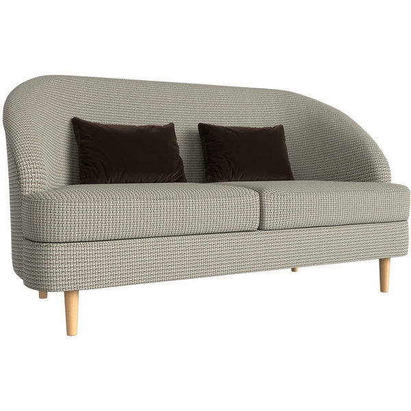 

Кушетка Атико (рогожка Корфу 02, подушки микровельвет коричневый) Лига Диванов 109918, Коричневый;корфу, Атико 109918