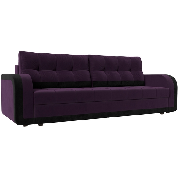 

Диван прямой Марсель (основа велюр фиолетовый, компаньон велюр черный) Лига Диванов 110008, Марсель 110008