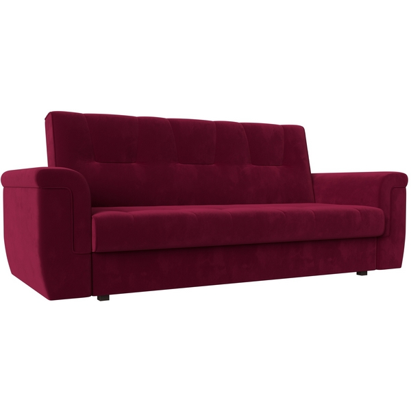 

Прямой диван Эллиот (микровельвет бордовый) Лига Диванов 110577, Эллиот 110577