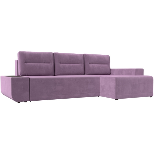 

Угловой диван Чикаго правый (микровельвет сиреневый) Лига Диванов 110759, Чикаго 110759
