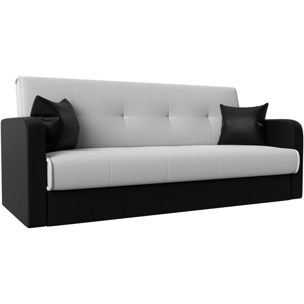 

Диван книжка Надежда (основа экокожа белая, компаньон экокожа черная) Лига Диванов 111109, Черный;белый, Надежда 111109