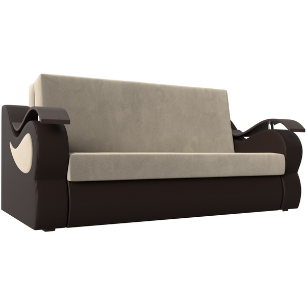 

Прямой диван Меркурий 160 (основа микровельвет бежевый, компаньон экокожа коричневая) Лига Диванов 111409, Бежевый;коричневый, Меркурий 111409