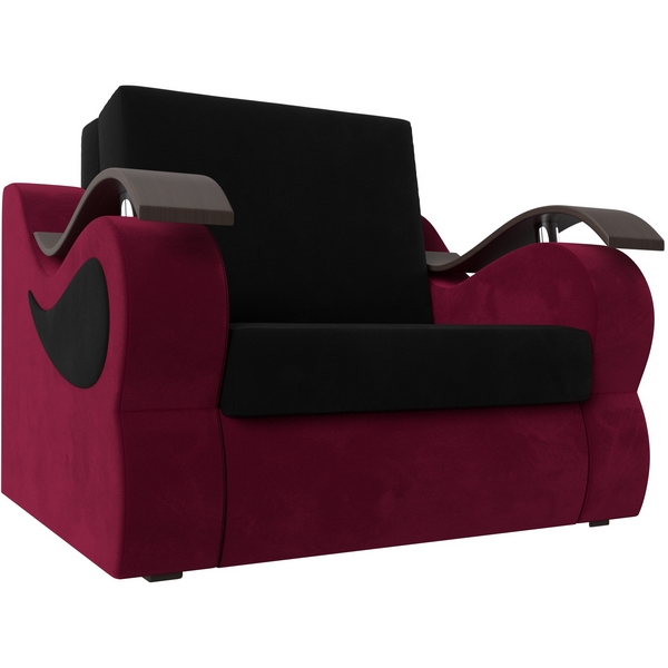 

Кресло-кровать Меркурий 60 (основа микровельвет черный, компаньон микровельвет бордовый) Лига Диванов 111610, Черный;бордовый, Меркурий 111610