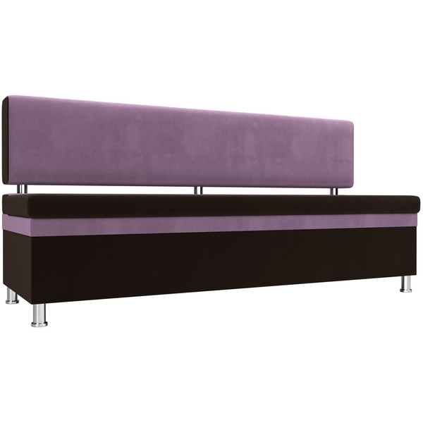 

Кухонный прямой диван Стайл (основа микровельвет коричневый, компаньон микровельвет сиреневый) Лига Диванов 111637, Сиреневый;коричневый, Стайл 111637