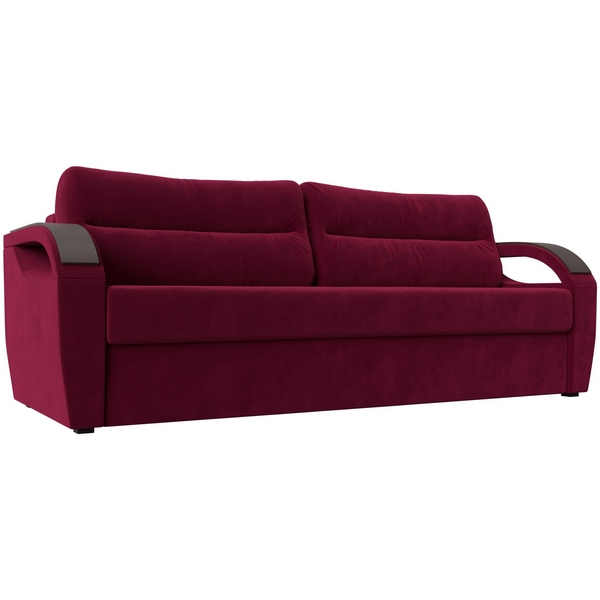 

Прямой диван Форсайт (микровельвет бордовый) Лига Диванов 111679, Форсайт 111679