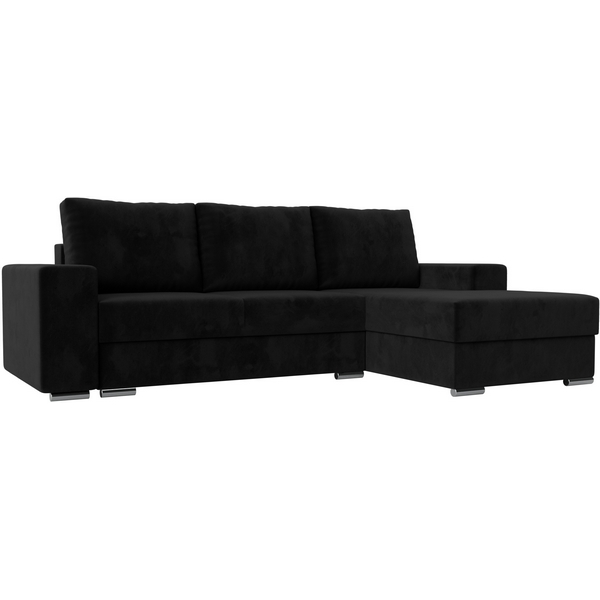 

Угловой диван Дрезден правый (велюр черный) Лига Диванов 111793, Дрезден 111793