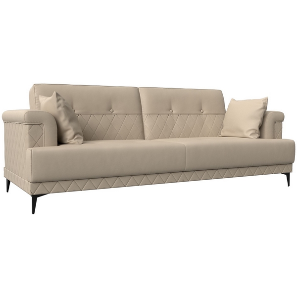 

Прямой диван книжка Орлеан (экокожа бежевая) Лига Диванов 111834, Бежевый, Орлеан 111834