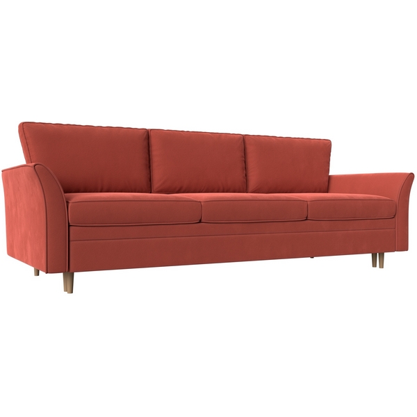 

Диван прямой София (микровельвет коралловый) Лига Диванов 112231, София 112231