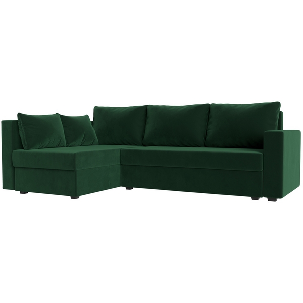 

Угловой диван Мансберг левый (велюр зеленый) Лига Диванов 112523L, Мансберг 112523L