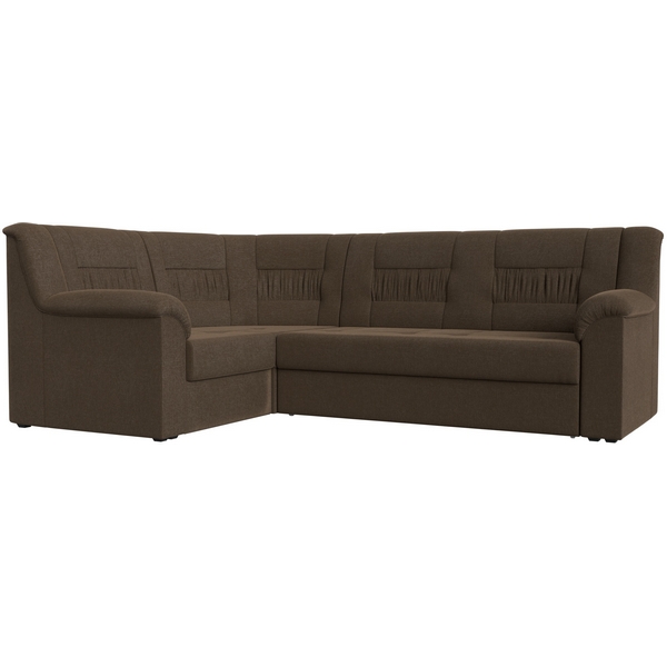 

Угловой диван Карелия левый угол (рогожка коричневая) Лига Диванов 113360L, Коричневый, Карелия 113360L