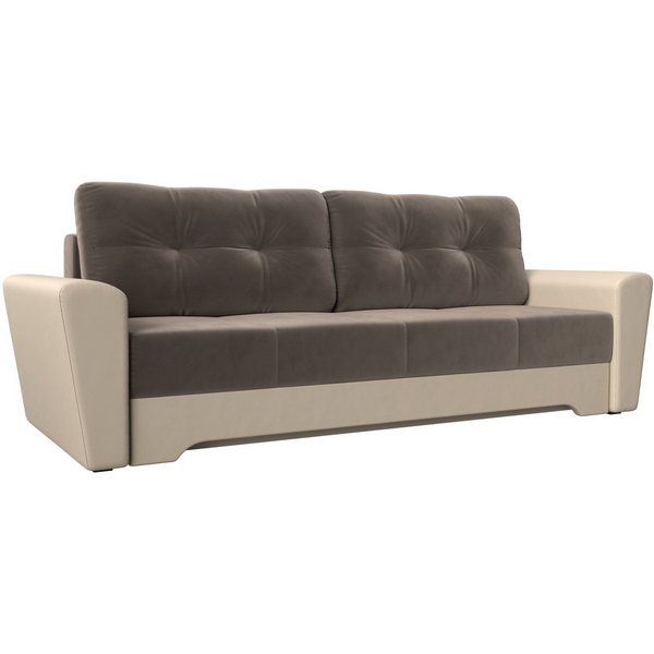 

Диван прямой Амстердам (Велюр коричневый) Лига Диванов 113802, Бежевый;коричневый, Амстердам 113802