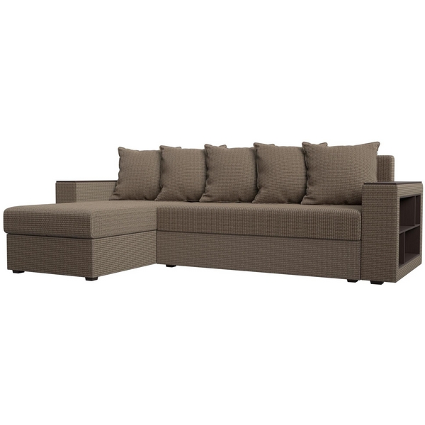 

Угловой диван Дубай Лайт левый угол (Рогожка коричневый) Лига Диванов 114188L, Корфу, Дубай 114188L