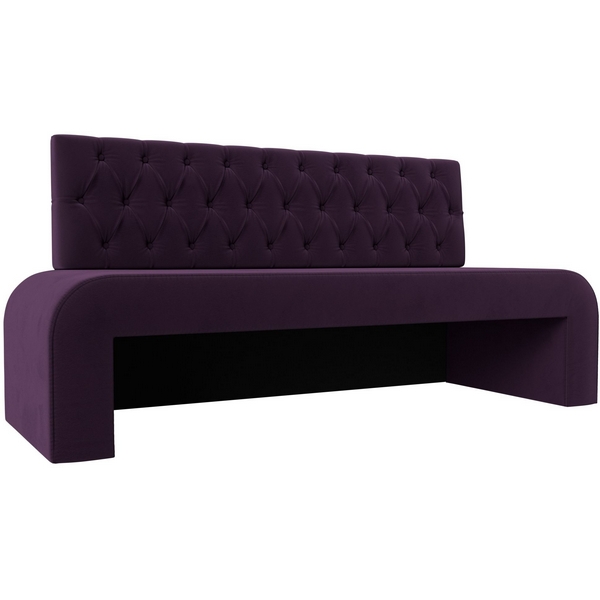 

Кухонный прямой диван Кармен Люкс (велюр фиолетовый) Лига Диванов 114285, Кармен 114285