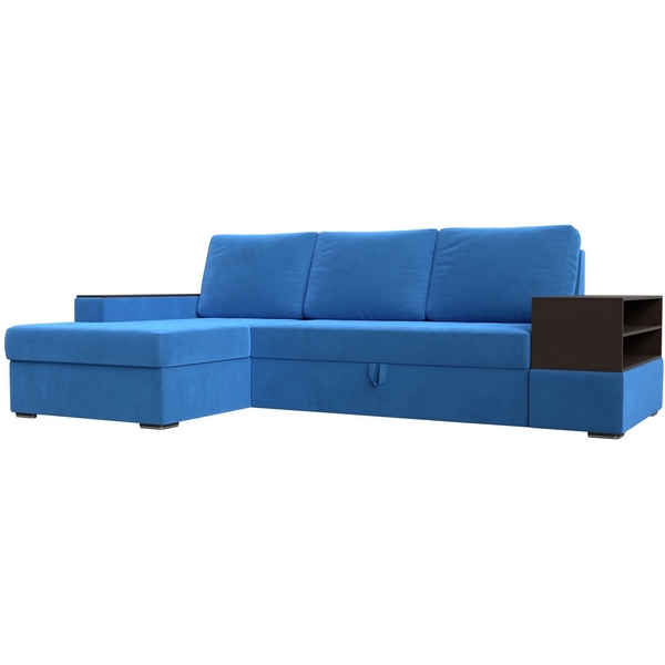 

Угловой диван Орландо угол левый (велюр голубой) Лига Диванов 114559L, Орландо 114559L
