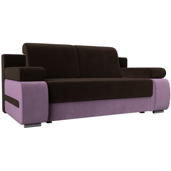 

Диван прямой Денвер (основа микровельвет коричневый, компаньон микровельвет сиреневый) Лига Диванов 115539, Сиреневый;коричневый, Денвер 115539