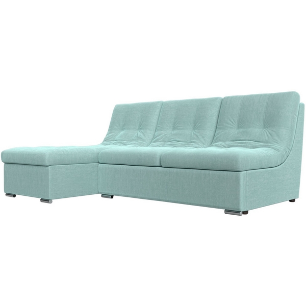 

Диван угловой Релакс угол левый (рогожка berat ментоловая) Лига Диванов 115551L, Релакс 115551L