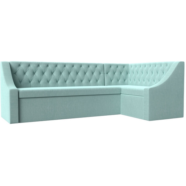 

Кухонный угловой диван Мерлин правый (рогожка berat ментоловая) Лига Диванов 115808, Мерлин 115808