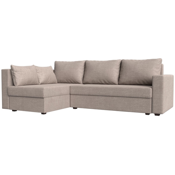 

Угловой диван Мансберг левый (рогожка Berat бежевая) Лига Диванов 115856L, Мансберг 115856L