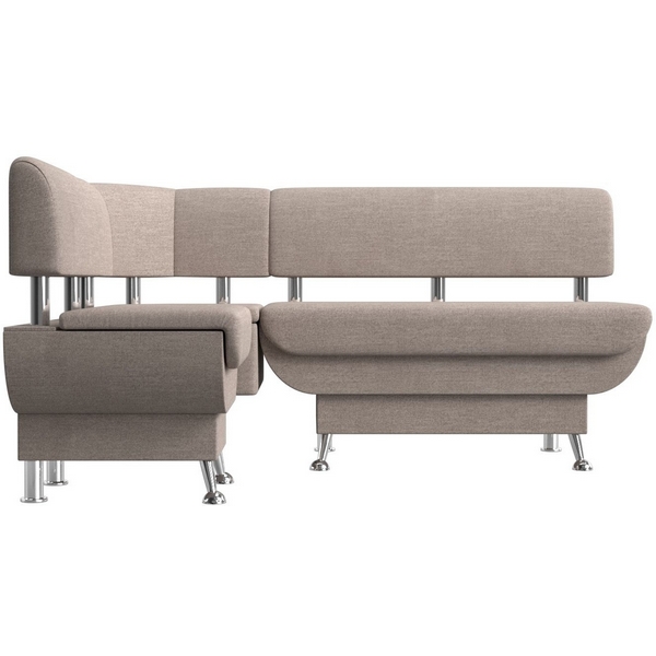 

Кухонный угловой диван Альфа левый (рогожка berat бежевая) Лига Диванов 116716L, Альфа 116716L