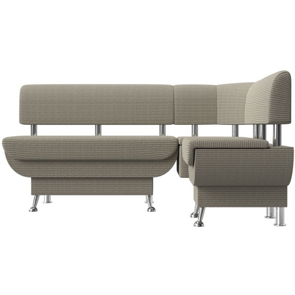 

Кухонный угловой диван Альфа правый (рогожка корфу 02) Лига Диванов 116729, Альфа 116729