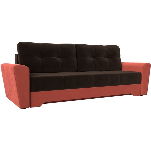 

Диван прямой Амстердам (Микровельвет/Коричневый,Красный) Лига Диванов 117182, Амстердам 117182