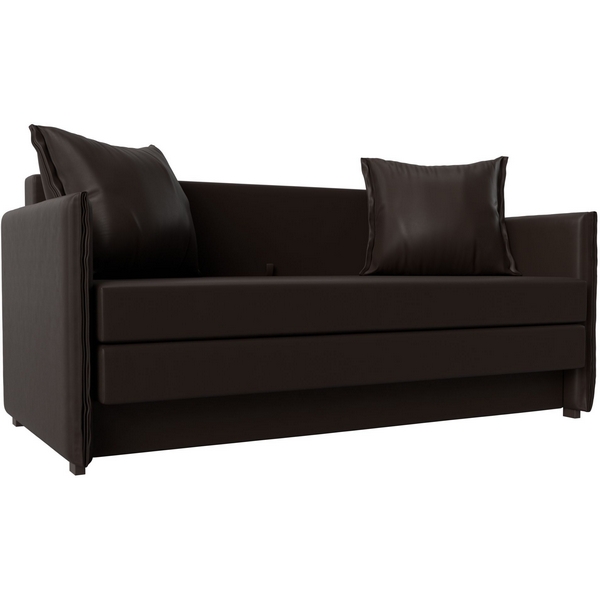 

Диван прямой Лига-011 (Коричневый/Экокожа) Лига Диванов арт.117468, Лига-011 117468