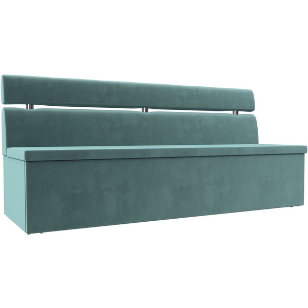 

Кухонный прямой диван Классик (Велюр/Бирюзовый) Лига Диванов 117773, Классик 117773