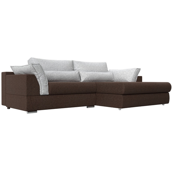 

Угловой диван Пекин угол правый (Рогожка/Коричневый,Серый) Лига Диванов 118187, Пекин 118187