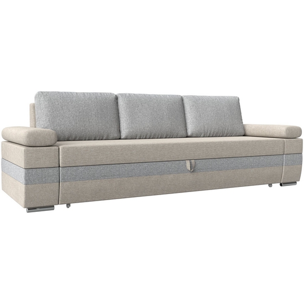 

Прямой диван Канкун (Рогожка/Бежевый,Серый) Лига Диванов 118288, Канкун 118288