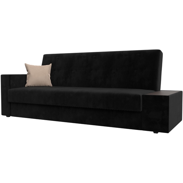 

Диван-книжка Лига-020 стол справа (Черный,Бежевый/Велюр) Лига Диванов арт.118488, Лига-020 118488