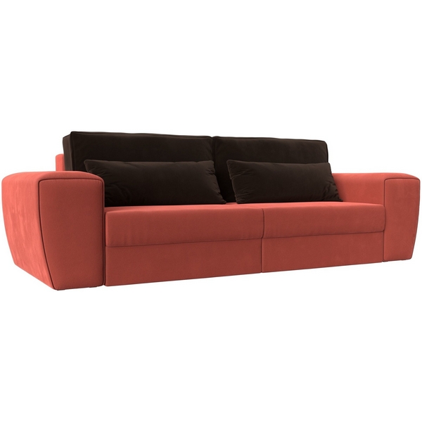 

Прямой диван Лига-008 (Микровельвет/Коричневый,Красный) Лига Диванов 118609, Лига-008 118609