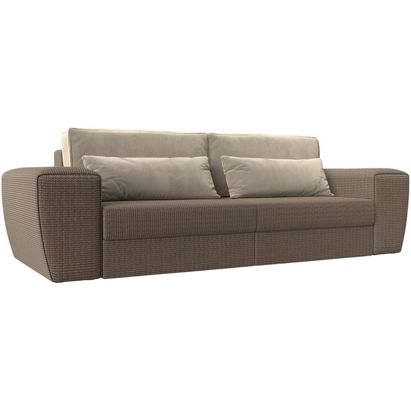 

Прямой диван Лига-008 (Рогожка,Микровельвет/Бежевый,Коричневый) Лига Диванов 118664, Лига-008 118664