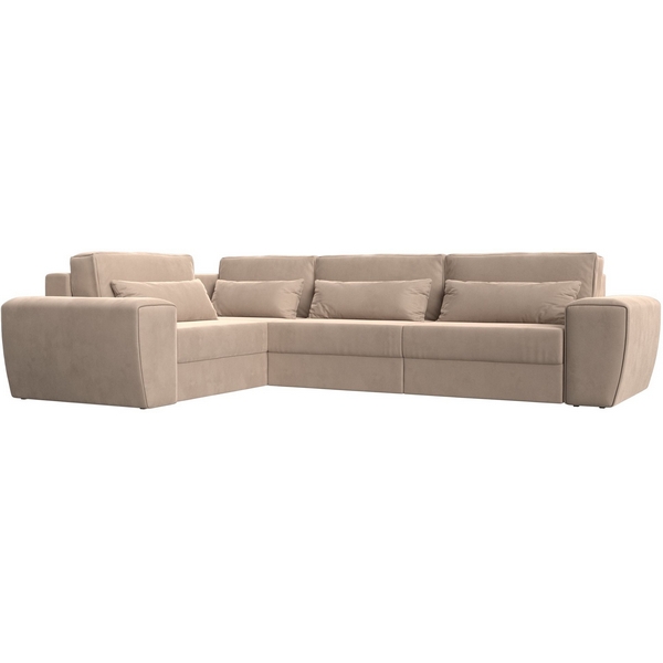 

Угловой диван Лига-008 Long левый (Велюр/Бежевый) Лига Диванов 118698L, Лига-008 118698L