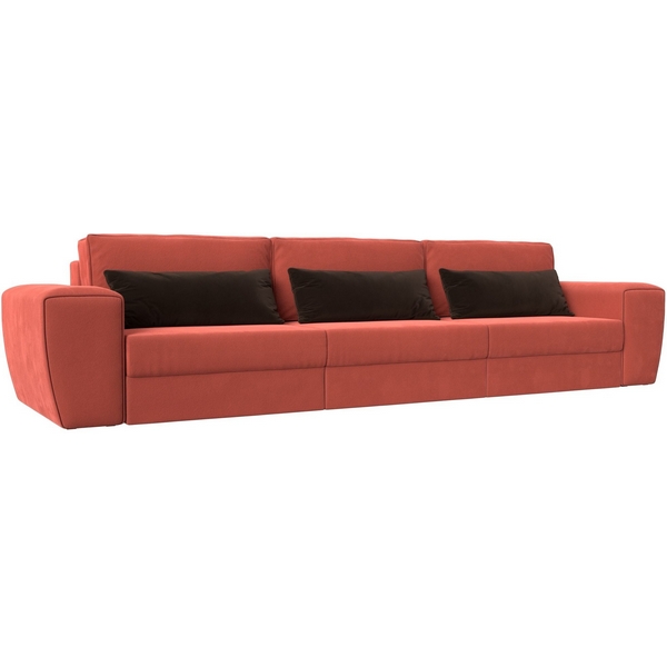 

Прямой диван Лига-008 Long (Микровельвет/Красный) Лига Диванов 119048, Лига-008 119048