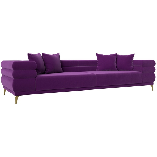 

Прямой диван Лига-021 (Микровельвет/Фиолетовый) Лига Диванов 119129, Лига-021 119129