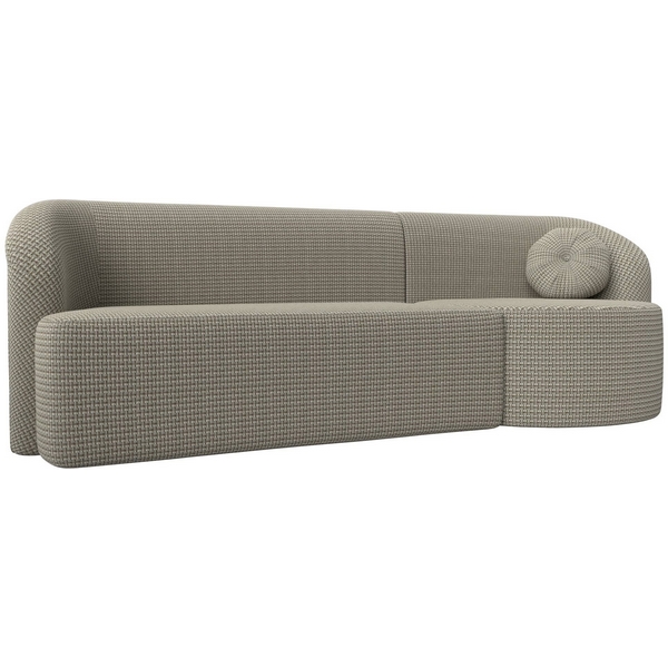 

Прямой диван Лига-027 угол правый (Рогожка/Бежевый) Лига Диванов 119557, Лига-027 119557